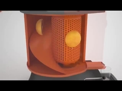 Alışveriş merkezi için kart okuyuculu ve dokunmatik ekranlı taze yapılmış portakal suyu otomatı