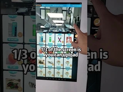 Akıllı kullanıcı arayüzüne sahip atıştırmalık içecek otomatı