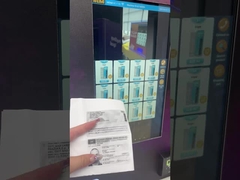 Yaş Kontrol Kart Okuyuculu 600 Adet Yenilikçi CBD Vape Puro E-çiğ Otomatı