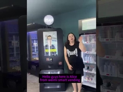 Vape Nic E-çiğ için 32 İnç Dokunmatik Ekranlı Işık Kutusu Promosyon Kimliği Doğrulayıcı Otomat Makinesi