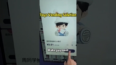 Oyuncak otomatı çözümü, IP oyuncaklarını sunmak için asansörlü üst düzey otomat #vendingmachine