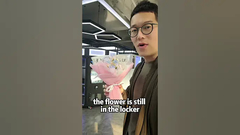 Taze çiçek otomatı İpucu, eski çiçek fiyatı otomatik olarak indirimli #flowervendingmachine