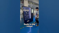 Yan tarafta dolaplı otomat, dolap eklenmesi daha büyük ürün satma olasılığını artırır.