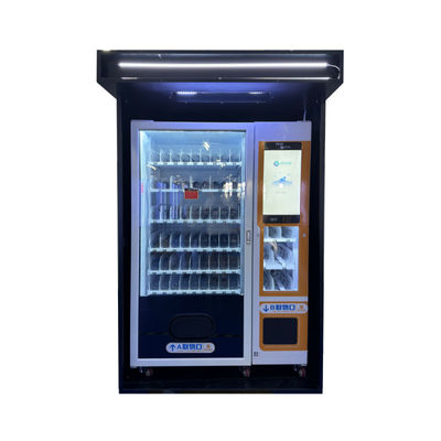 Kalite  Convenient Snacks Drinks Combo Raincoats Folding Umbrella Vending Machine For Outside Location Fabrika
