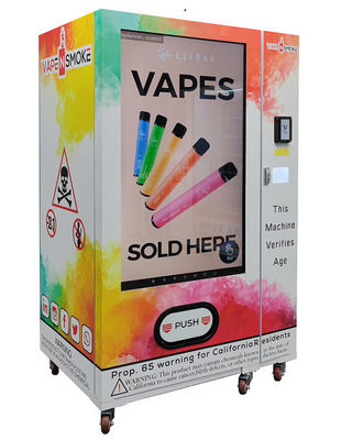 Parfümlü lüks marka ürünleri satmak için 55 inçlik dokunmatik ekranlı satış makinesi