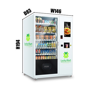 Acil su kaynağıyla Instant Cup Noodles Snack Food Ramen satış makinesi