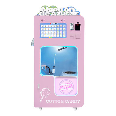 Mikron Otomatik 32 Meyve Aroması Küçük Pamuk Şekerlik Satıcı Makinesi