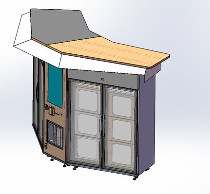 Özelleştirilebilir Dolaplı Çiçek Otomatı Yüksek Standartlar