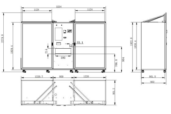 Yaş doğrulama ve e-cüzdan ödeme ile uygun satış makinesi