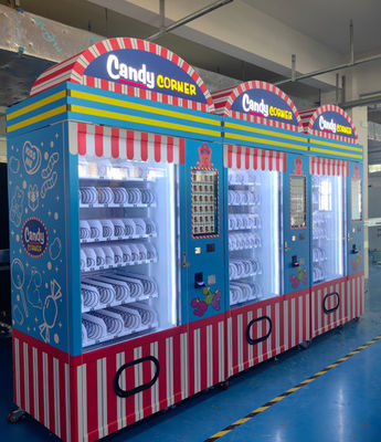 Akıllı Arka Uç Sistemi ve 21.5 İnç Dokunmatik Ekranlı, Kullanışlı 300 Kg Atıştırmalık Yiyecek Otomatı