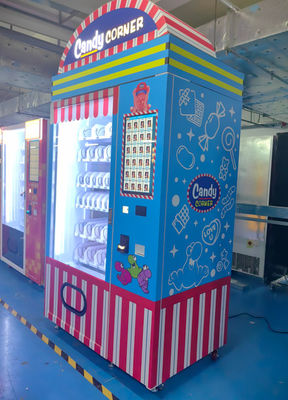 Özel tasarımlı W1260mm*D830mm*H1940mm akıllı satış makinesi senin tarzına ve özelliklerine göre