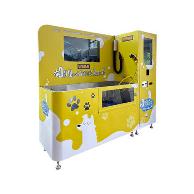 Evcil Hayvan Mağazaları İçin Kullanışlı Self Servis Köpek Yıkama Makinesi 21.5 İnç Dokunmatik Ekran ve 32 İnç LCD Ekran Özellikli