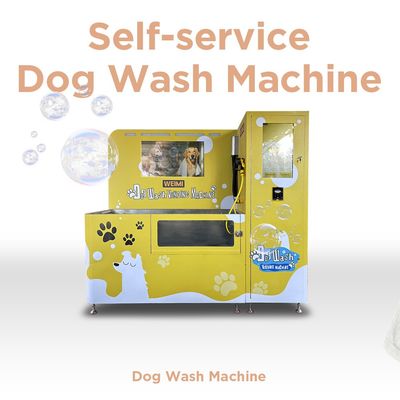 Parmaklarınızın Ucunda Hijyenik Köpek Yıkama Özelleştirme Otomatı W2000*D663*H1800 Mm Şampuan Seçenekleriyle