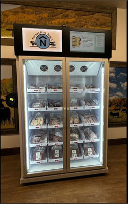 5-20 Tepsi Kapasiteli Metal Akıllı Buzdolabı Dondurma Otomatı Dayanıklı Tasarım