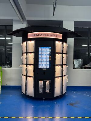 32 inç dokunmatik ekranlı çiçek dükkanları için açık satış makinesi çözümü mükemmel kombinasyon 220/750 Hz nominal voltaj