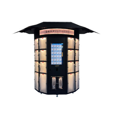 Taze Çiçekler İçin Özelleştirilmiş Akıllı Perakende Dolaplı Otomat, QR Kod Ödeme Alternatifleri