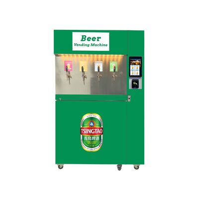 10 inç dokunmatik ekranlı 4 bira seçeneği ile kendi kendine servis makineleri Özel marka desteği
