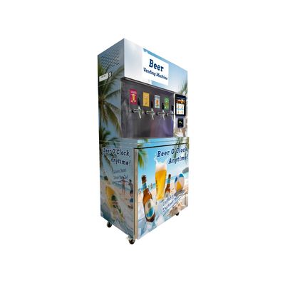 4G SIM Kartı/LAN Soğuk Bira Otomatı W97*D66*Y205 Cm İnternet Erişimi İçin