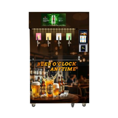 Enerji tasarrufu yapan taslak bira satma makinesi W97*D66*H205 Cm soğutma sistemi 5-8C ile