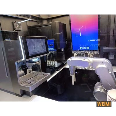 Robot Barista 6 lezzetli kahve ve baloncuklu çay makinesi