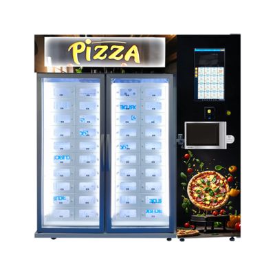 Mikrodalga raflı 40 dolaplı pizza makinesi -22°C'den 20°C'ye kadar