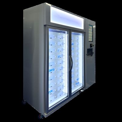 40-Kilitli Dondurulmuş Gıda Otomatı -22℃ Soğutma ile