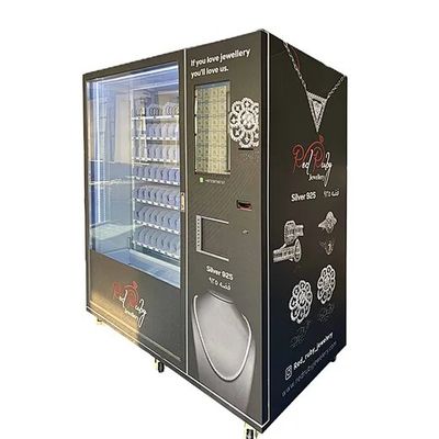 Yukarı-Aşağı Takip Asansörlü ve Çift Camlı Yüksek Güvenlik Kapılı Akıllı Takı Otomatı