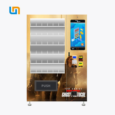 Çift Temperli Cam Kapılı Film Diski DVD CD Otomatı, kütüphane otomatı, Micron